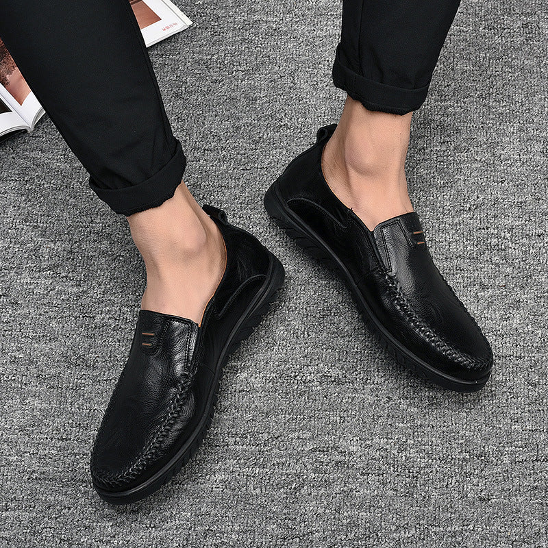 Men's casual leather shoes