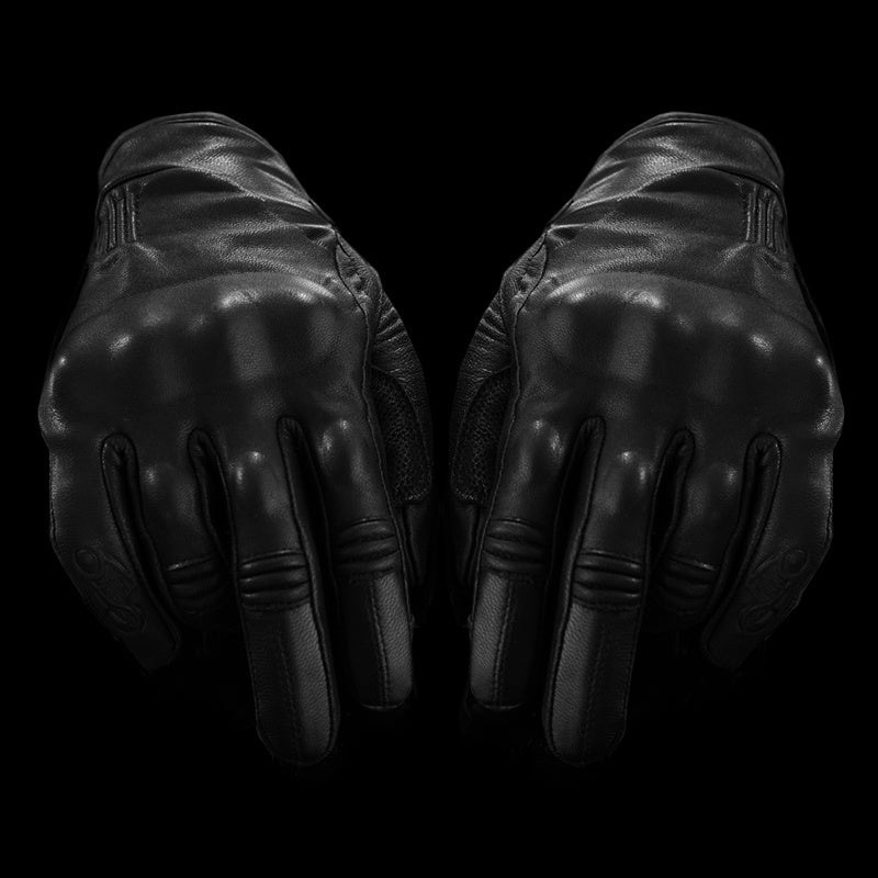 Motorcycle leather gloves