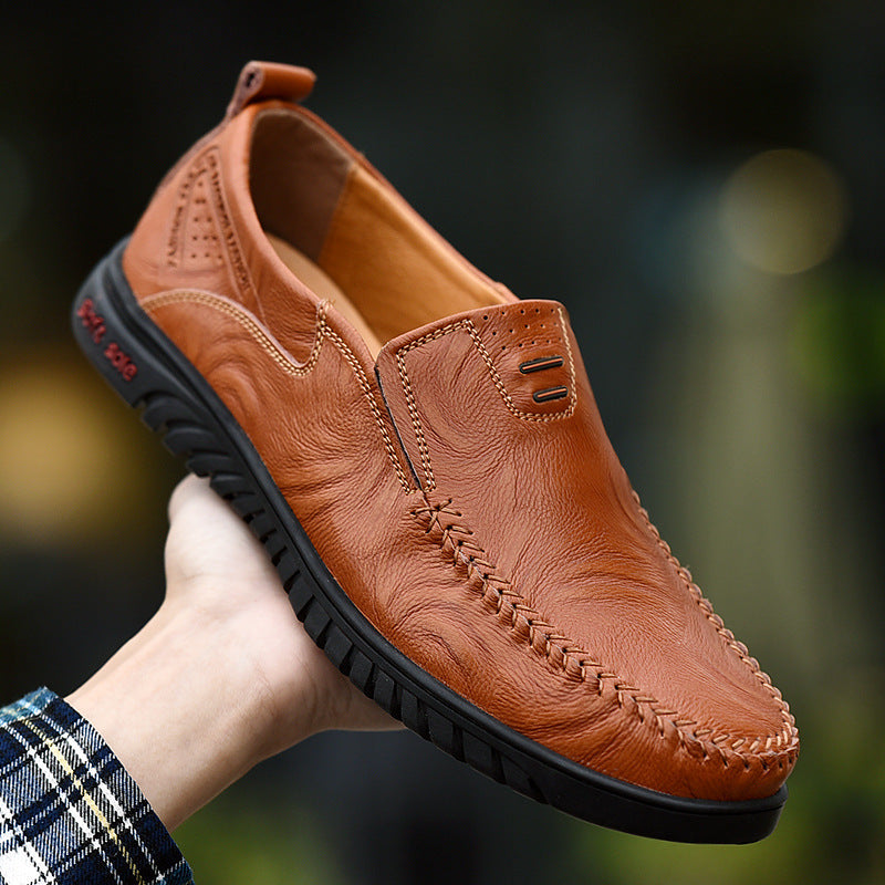 Men's casual leather shoes