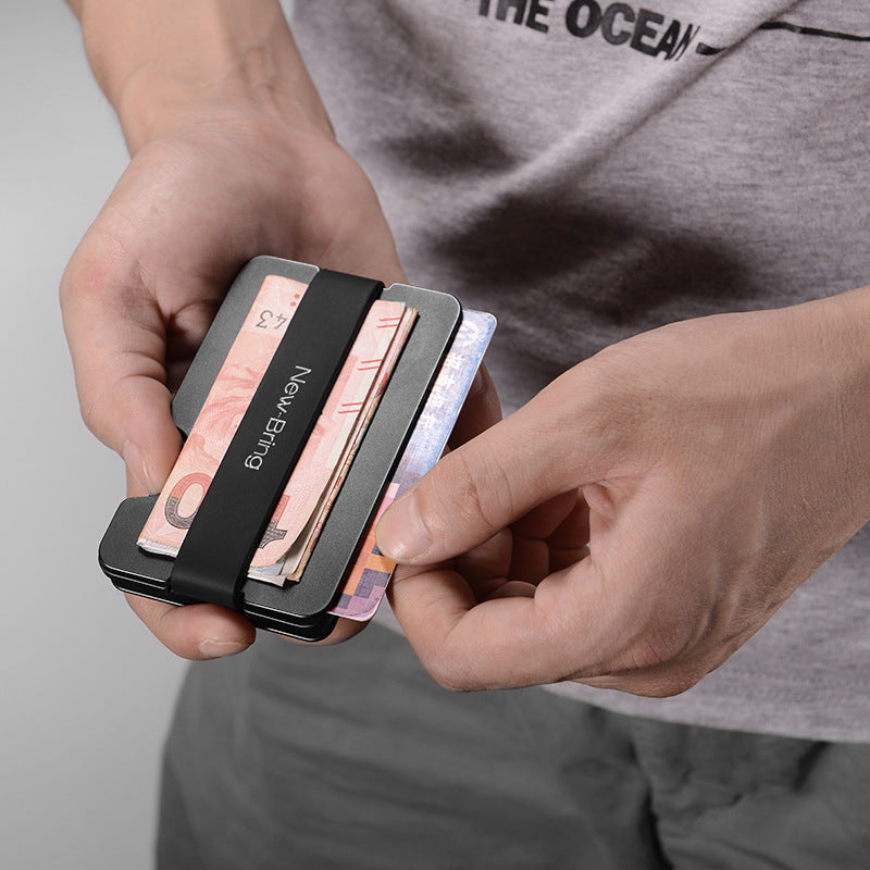 Multifunctional key case men's metal card case