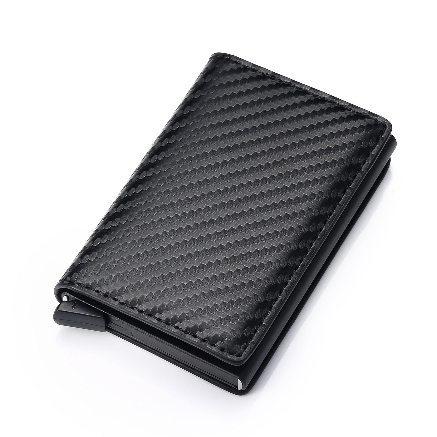 Shield Anti-theft Brush Ultra-thin Credit Card Aluminum Alloy Card Case Metal Men's Multi-card Wallet