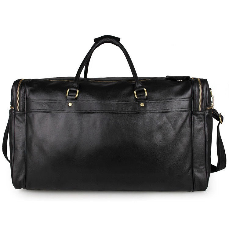 High-Capacity Leather Travel Bag In The First Layer Of Cowhide