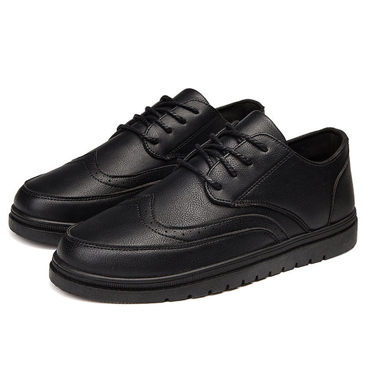 Men's British leather shoes