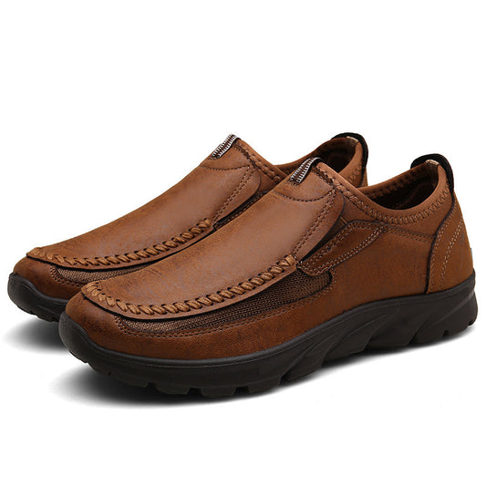 Men's casual leather shoes