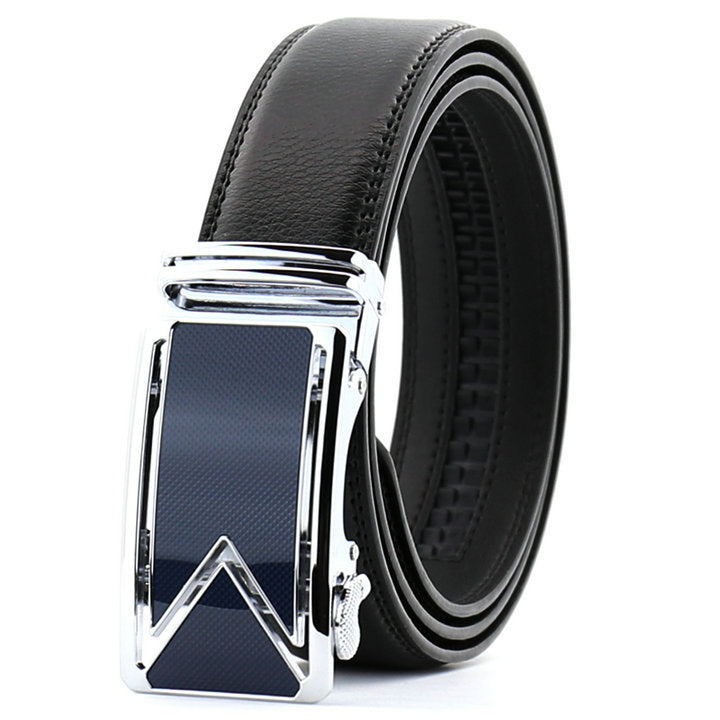 Men's automatic buckle belt