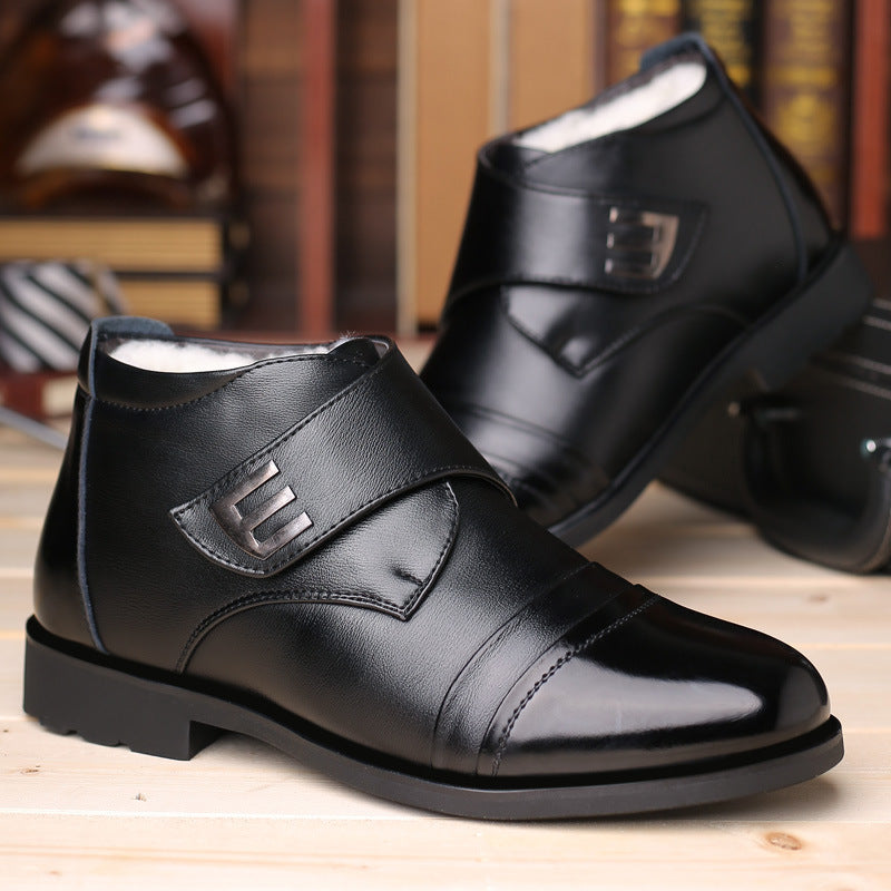 Leather business casual shoes