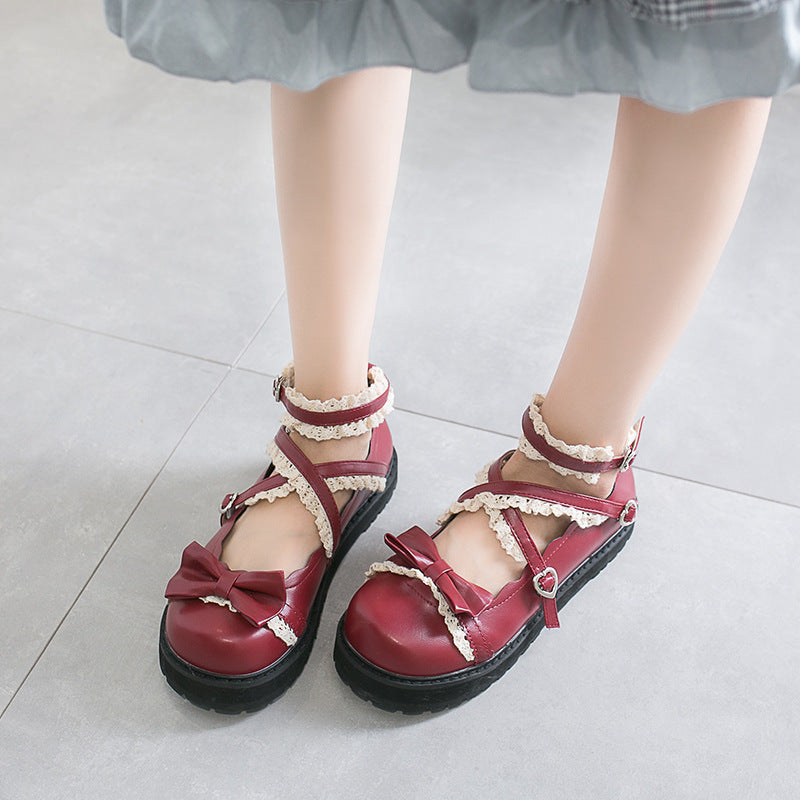 lolita small leather shoes