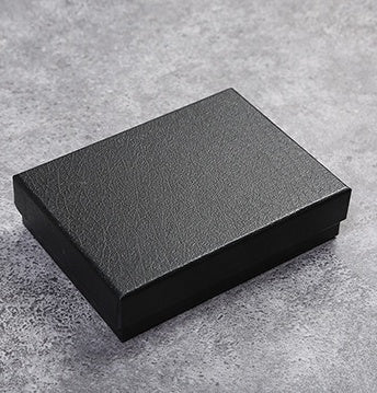 Long wallet box Beautiful black gift box