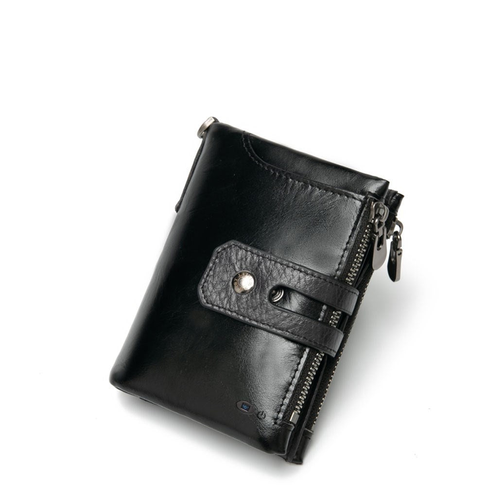 Anti - lose multi - card casual retro leather wallet