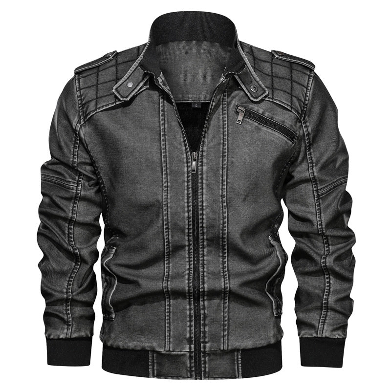 Men's vintage leather jacket