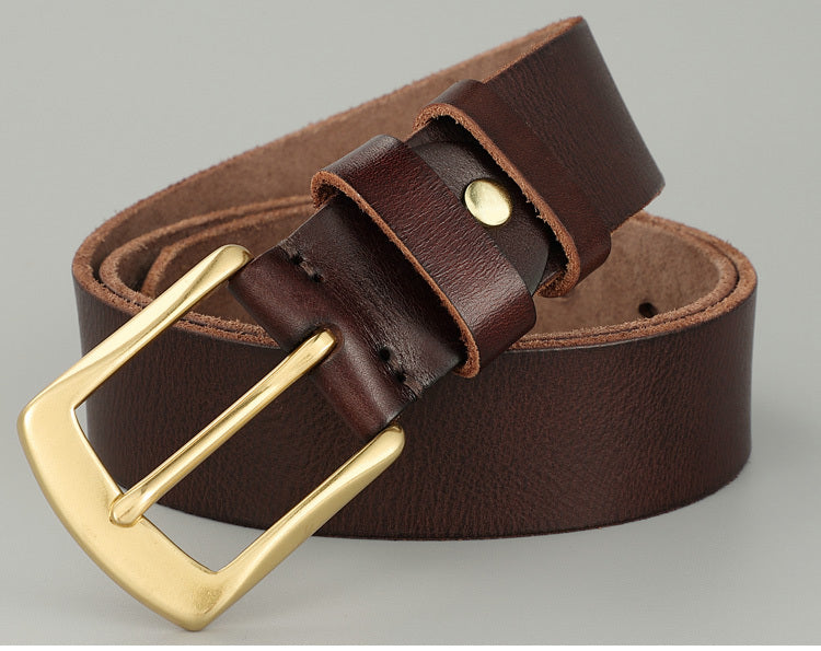 Handmade Casual Trend Men's Belts Cowhide