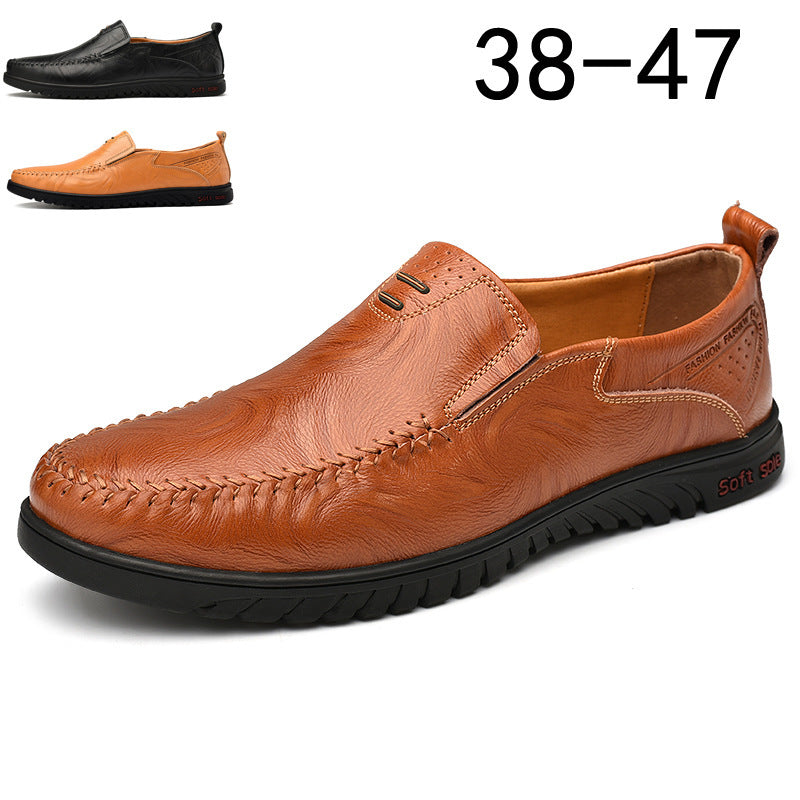 Men's casual leather shoes