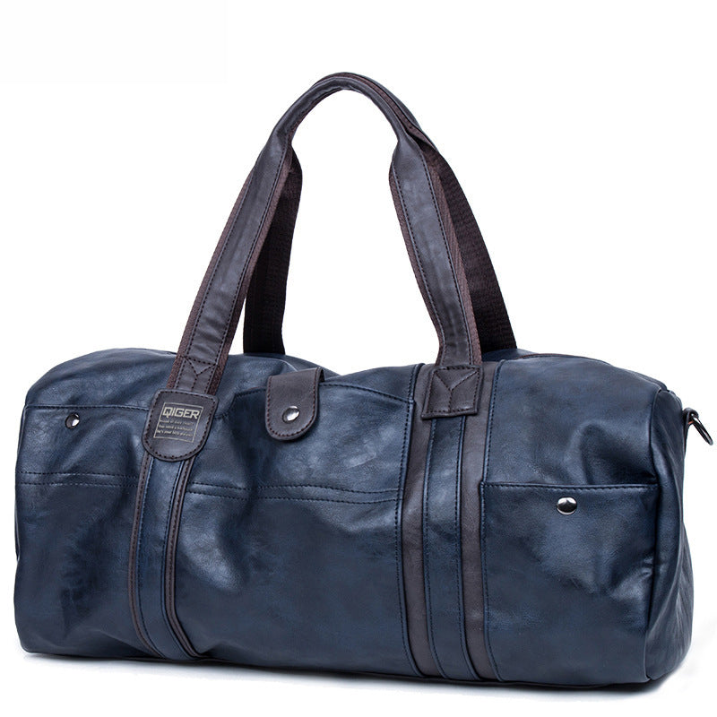 Leather leisure travel bag