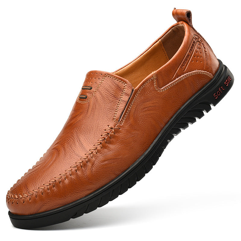 Men's casual leather shoes