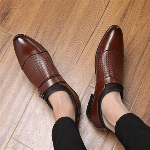 Formal men's leather shoes