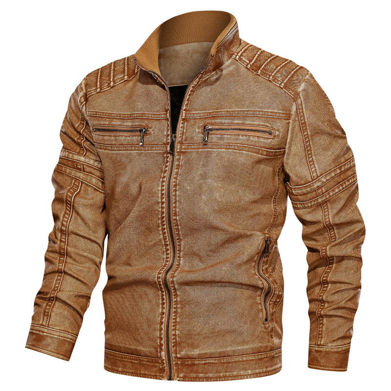 Men's vintage leather jacket