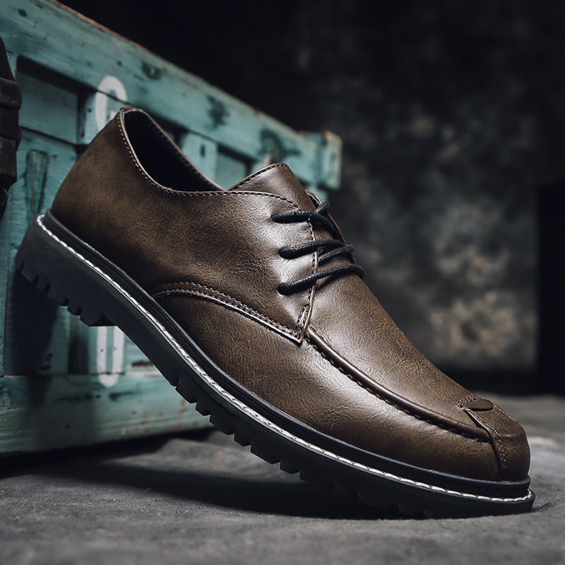 Leather Shoes Men's Winter Men's Casual Shoes