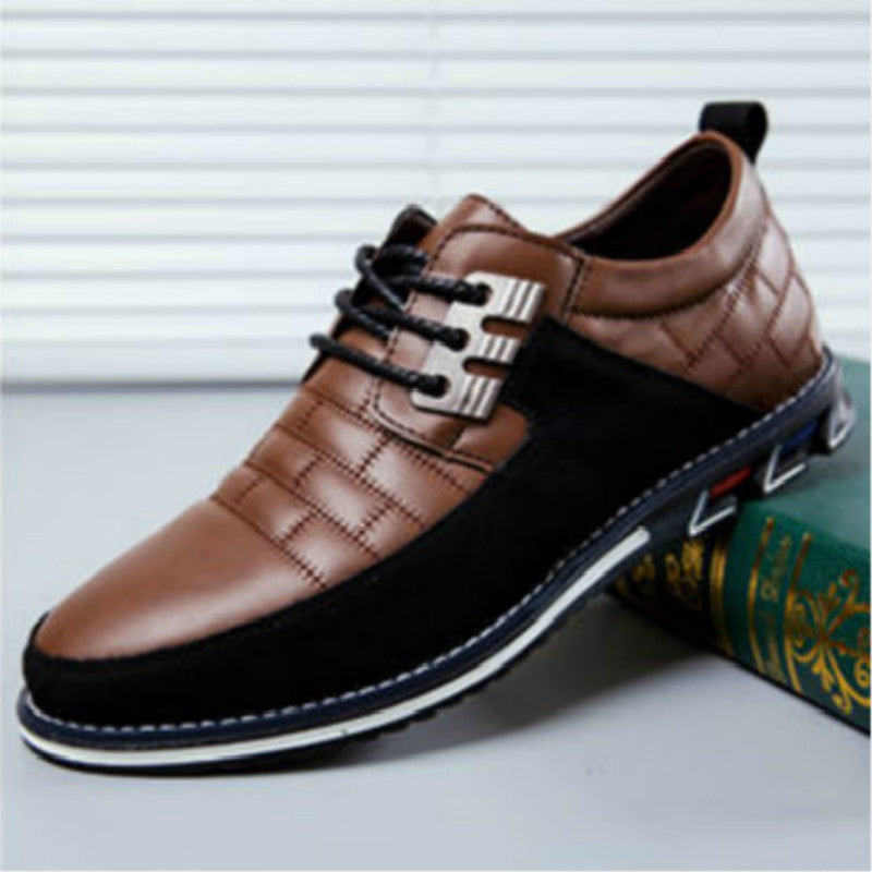 Men's casual leather shoes