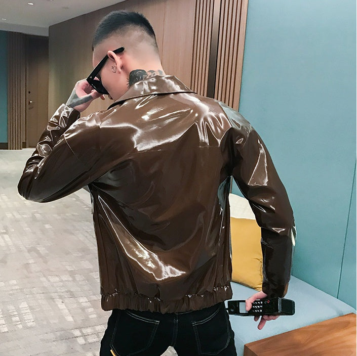 Men's Motorcycle Leather Jacket