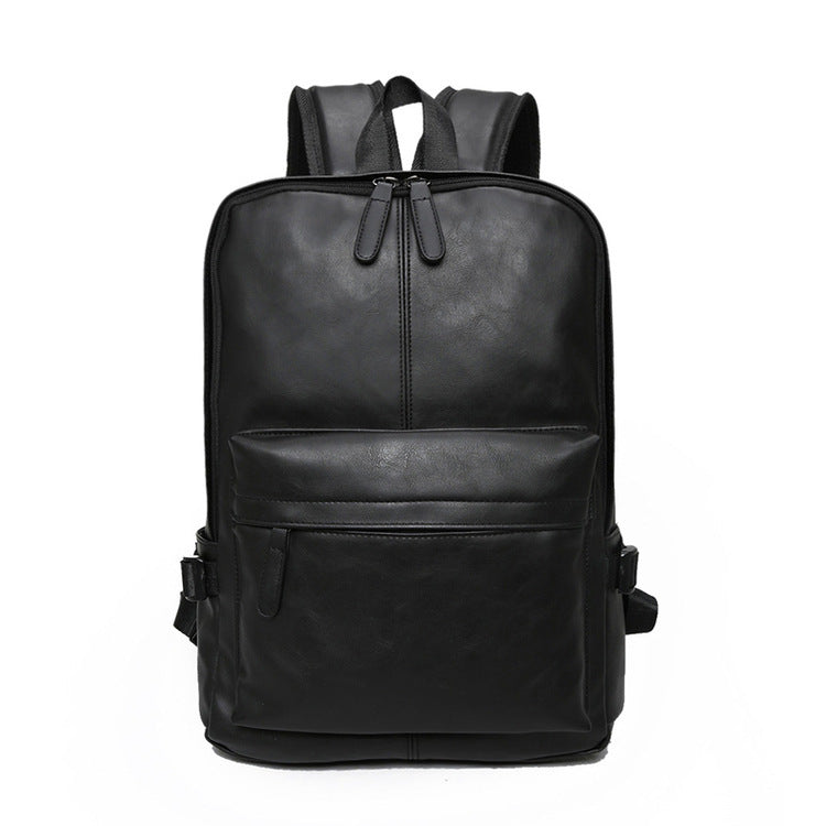 Casual Student Schoolbag Travel Pu Leather Computer Bag Tide