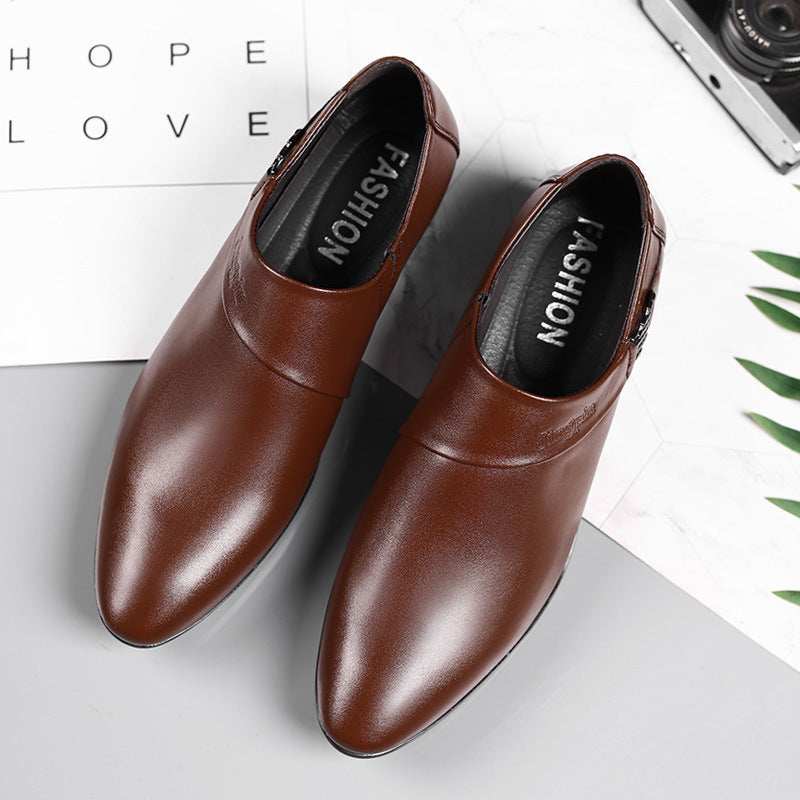 Slip-on Leather Shoes Men's Formal Shoes