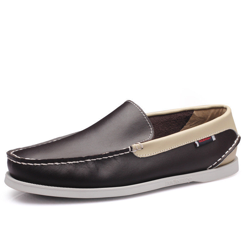 Men's casual leather shoes