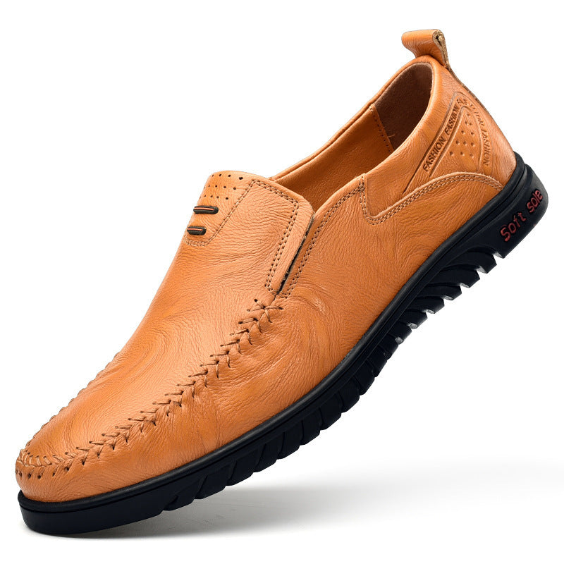 Men's casual leather shoes