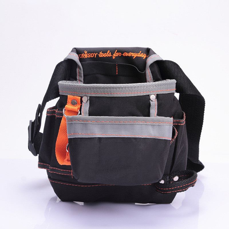 Nail Bag Canvas Toolkit Thickened Electrician Pouch Multifunctional Plumbing Maintenance Kit Kit Waist Bag