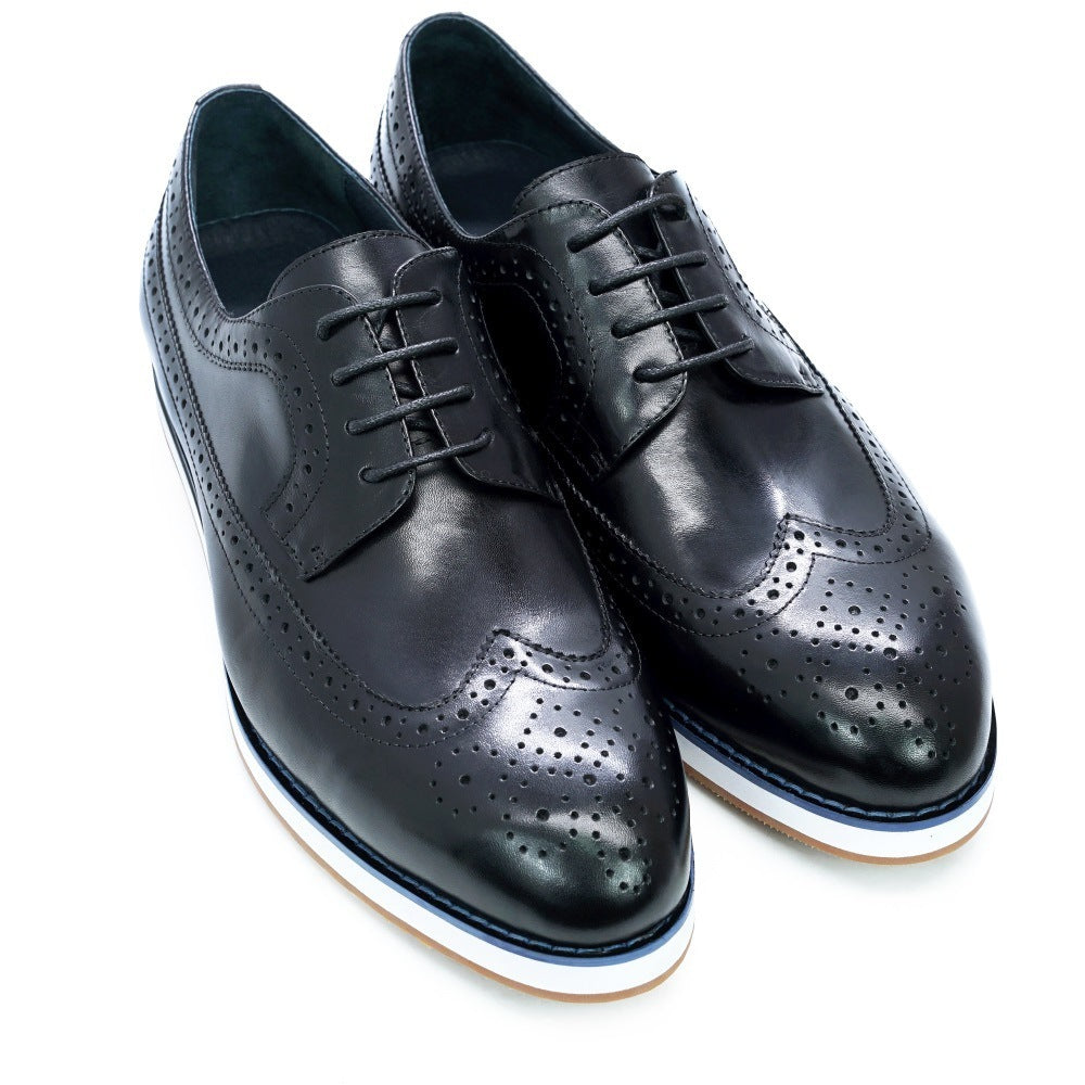 European And American Casual Business Flat Leather Shoes Leather Men's Shoes